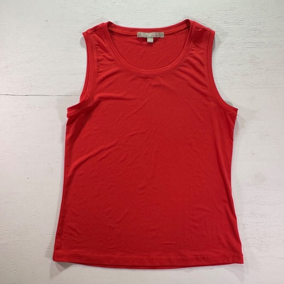 Compliments womens size small red tank top womens red basic top - Picture 1 of 6